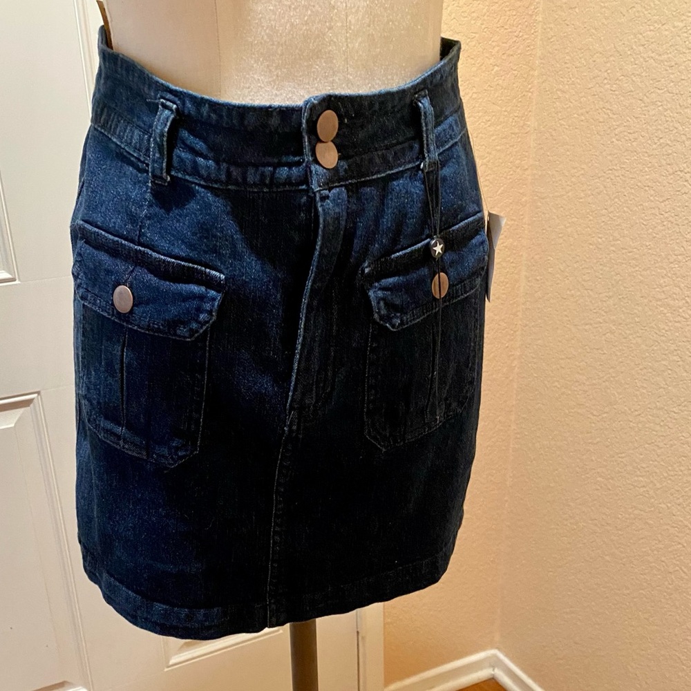 Denim Mini Skirt